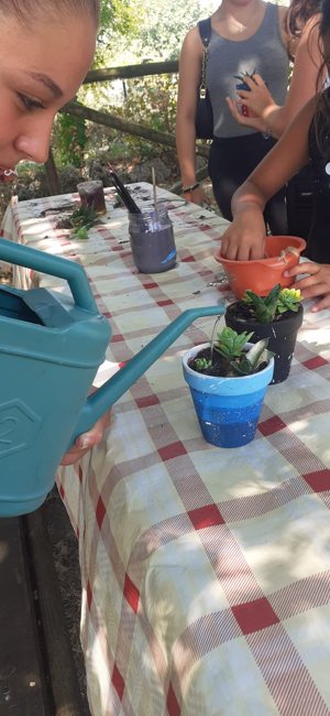 Un laboratorio tra colori e natura